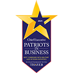 Award for being a 2024 Chief Executive Patriots in Business.